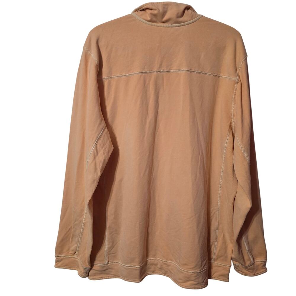 Tommy Bahama Men's Orange Pullover Long-Sleeve Sweater Large - Picture 2 of 5